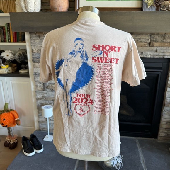 Blue and Tan Graphic Tee - Picture 2 of 14